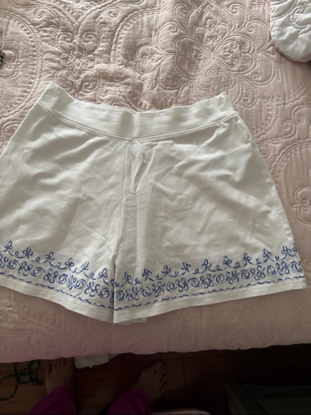 J CrewWhite Embroidered Women’s Short